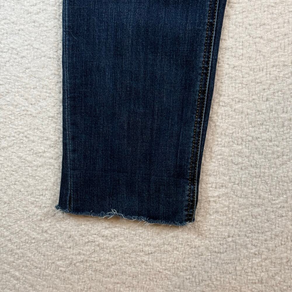 Seven7 high rise slim straight womens jeans size 6 dark wash - Picture 2 of 12